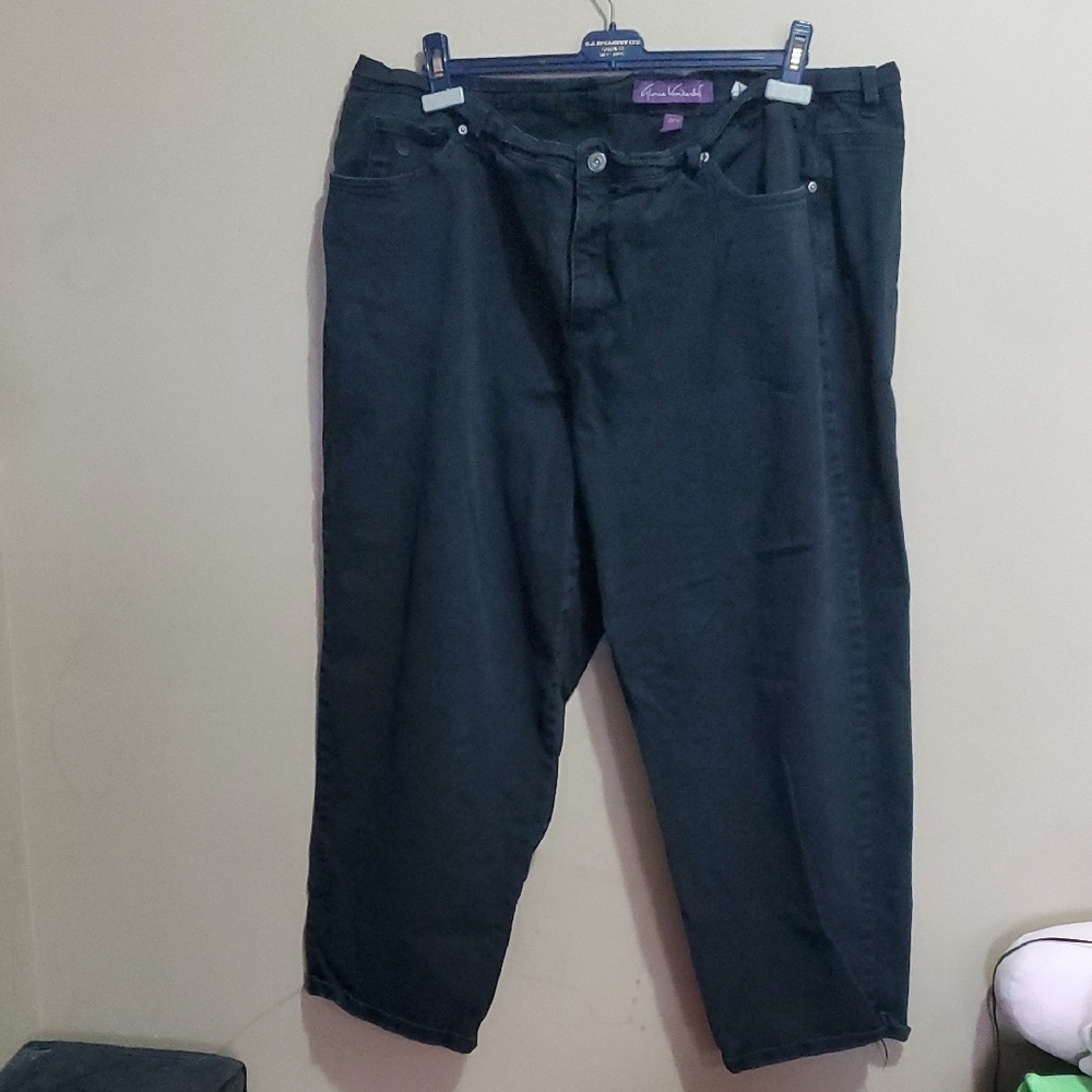 Gloria Vanderbilt Black Pants Size 22W